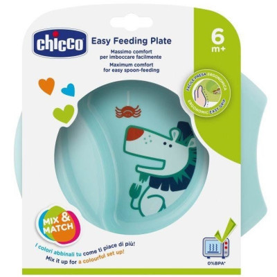 Набір дитячого посуду Chicco Тарілка Easy Feeding Plate від 6 міс (16001.20)