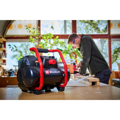 Компресор Einhell TE-AC 36/150, акумуляторний 18В PXC, 8бар, 150л/хв, 6л (без АКБ та ЗП) (4020415)