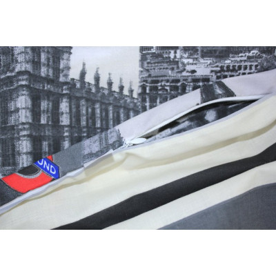 Постільна білизна MirSon Бязь Ranforce Elite 17-0538 London Street 160х220 (2200004699240)