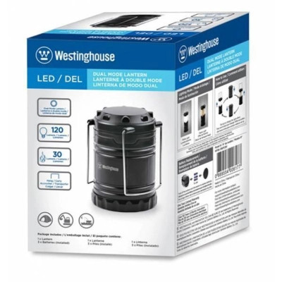 Ліхтар Westinghouse WF86 + 3 AA R6 у комплекті Чорний (WF86-3R6PCBV)