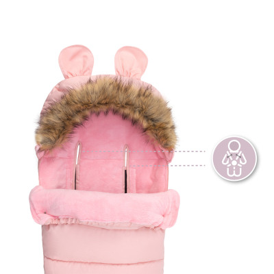 Зимовий конверт MoMi Sleeping bag pink (AKCE00033)