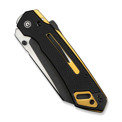 Ніж Civivi Buster FG, Darkwash/Satin, чорний G10 (C24052-1)