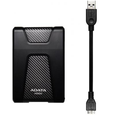 Зовнішній жорсткий диск 2.5&quot; 1TB ADATA (AHD650-1TU31-CBK)