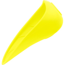 Універсальний посуд для тварин WAUDOG Silicone Поїлка-насадка на пляшку 165х90 мм жовта (50778)