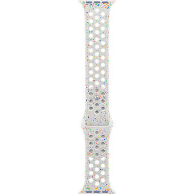 Ремінець до смарт-годинника Apple 45mm Pure Platinum Nike Sport Band - M/L (MUV13ZM/A)