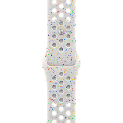 Ремінець до смарт-годинника Apple 45mm Pure Platinum Nike Sport Band - M/L (MUV13ZM/A)