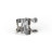 Лігатура для кларнета D&#039;Addario H-Ligature &amp; Cap For Bb Clarinet Silver-Plated (HCL1S)