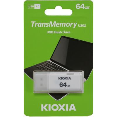 USB флеш накопичувач Kioxia 64GB U202 White USB 2.0 (LU202W064GG4)