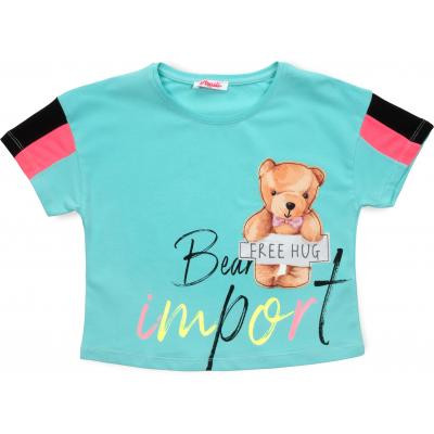 Футболка дитяча Matilda з ведмедиком (3023-176G-green)