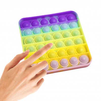 Антистрес Sibelly антистрес Pop It Square Glow in Dark (SB-PPIT-SQL-GD)