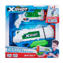 Іграшкова зброя Zuru X-Shot Набір водяних бластерів Fast Fill Medium And Small (56225)
