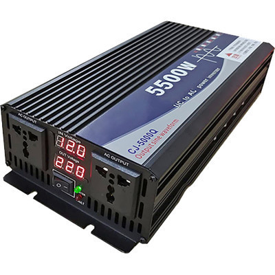 Автомобільний інвертор 12V/220V 2500 Вт, чиста синусоїда Choetech (CJ5000Q-BK-ZX)