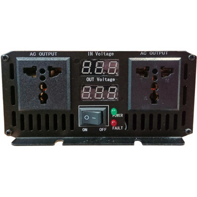Автомобільний інвертор 12V/220V 2500 Вт, чиста синусоїда Choetech (CJ5000Q-BK-ZX)