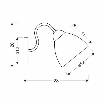Бра Candellux 21-00866 Unica (21-00866)