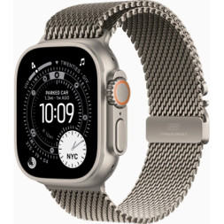 Смарт-годинник Apple Watch Ultra 3 GPS + Cellular 49mm Natural Titanium Case with Natural Titanium Milanese Loop - Me (MEWY4QP/A)