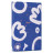 Тижневик Yes А6 недатований Ultramarine flowers art (252100)