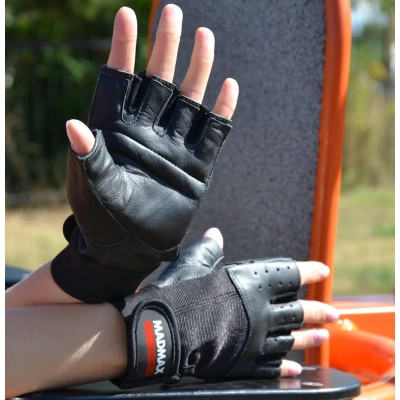 Рукавички для фітнесу MadMax MFG-248 Clasic Exclusive Black XXL (MFG-248-Black_XXL)