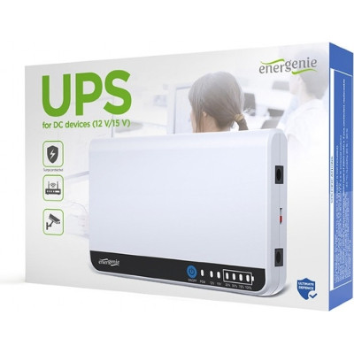 Пристрій безперебійного живлення EnerGenie EG-UPS-DC18, 12V/15V (EG-UPS-DC18)