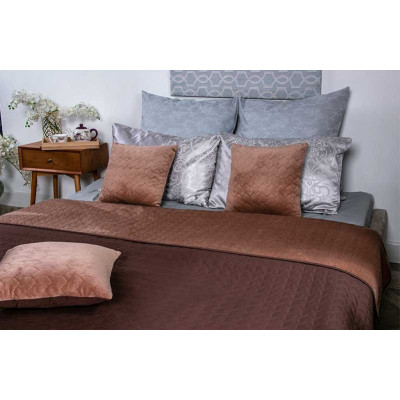 Подушка Руно декоративна Velour Cappuccino 40х40 (311.55_Cappuccino)