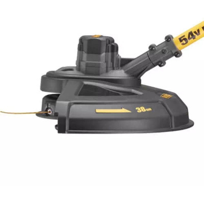 Тример садовий DeWALT 54 В, 3Ah, волосінь 2 мм, 38 см, ніж (DCM571X1)