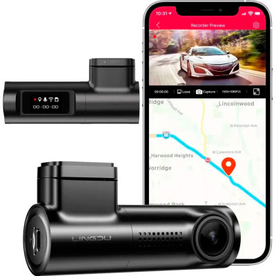 Відеореєстратор LINGDU Dash Cam D500 (D500)