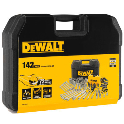 Набір інструментів DeWALT 1/4&quot;, 3/8&quot;, 142 шт. (DWMT73802-1)