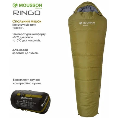 Спальний мішок Mousson RINGO R Olive (10163)