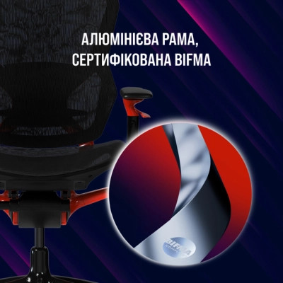 Крісло ігрове Lorgar Grace 855 Red/Black (LRG-CHR855RB)