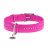 Ошейник для животных WAUDOG Glamour с QR-паспортом, двойной Ш 35 мм Д 46-60 см розовый (38827)