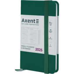 Тижневик Axent датований 2025 Pocket Strong 90х150 мм, зелений ліс (8508-25-61-A)