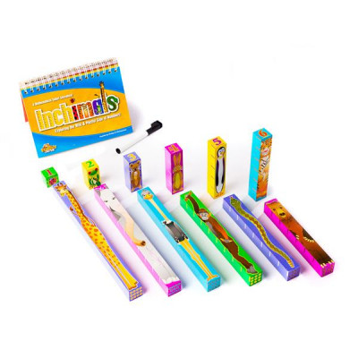 Навчальний набір Fat Brain Toys для навчання рахунку Звірята Inchimals (F038ML)
