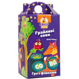 Настільна гра Vladi Toys Шалені сови. Бачу слово! (укр.) (VT8033-04)