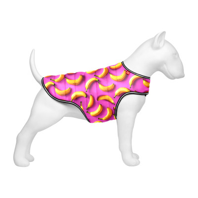 Курточка для тварин WAUDOG Clothes Банани на рожевому S (503-4055)