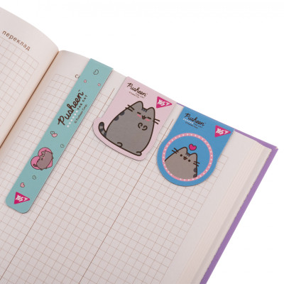 Закладки для книг Yes магнітні Pusheen 3 шт (708349)