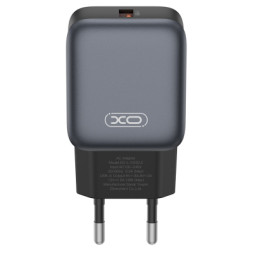 Зарядний пристрій XO USB QC3.0 18W black (L152_Black)