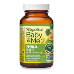 Вітамін MegaFood Вітаміни для вагітних Baby &amp; Me 2, 120 таблеток (MGF-10315)
