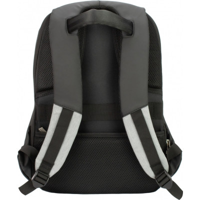 Рюкзак шкільний Optima 17&quot; USB унісекс Сірий (O96914-03)