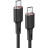 Дата кабель USB-C to USB-C 1.2m 3A 60W silicone C2-03 black Acefast (6974316280729)