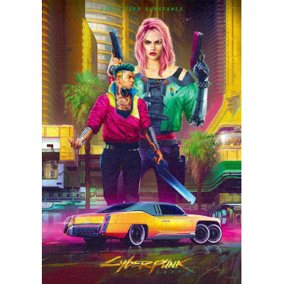 Пазл GoodLoot Cyberpunk 2077 Kitsch Style 1000 ел. (5908305249696)