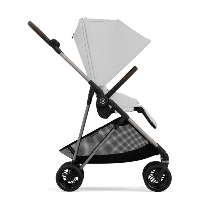 Коляска Cybex Melio Fog Grey З бампером (524000043)