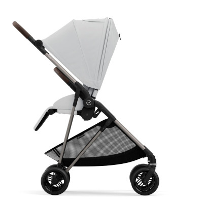 Коляска Cybex Melio Fog Grey З бампером (524000043)