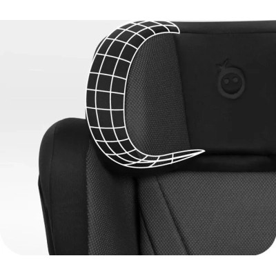 Автокрісло MoMi MEI black 100-150 см (FOSA00036)