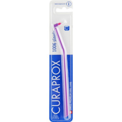 Зубна щітка Curaprox CS 1006 Single &amp; Sulcular 6 мм Монопучкова Фіолетова (CS 1006-07)