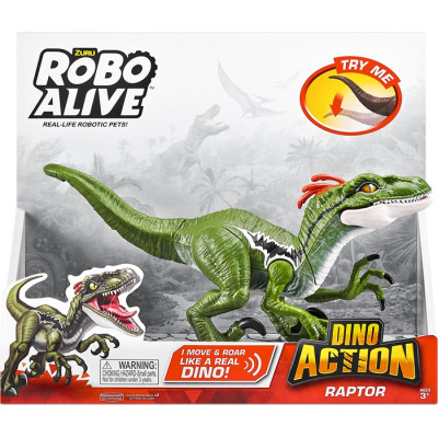 Інтерактивна іграшка Pets &amp; Robo Alive серії Dino Action - Раптор (7172)