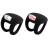 Задня велофара Knog Frog Strobe Rear 2.5 Lumens Black (11928)