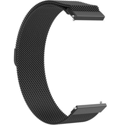Ремінець до смарт-годинника BeCover Milanese Style для Samsung Galaxy (20mm)/Watch 5/ Watch 4.../Gear S2 Classic/Gear Sport Black (707671)