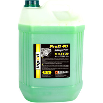 Антифриз VIPOIL ECO Profi 40 green 20кг (701249)