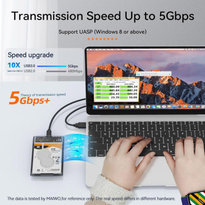 Кишеня зовнішня Maiwo 2.5&quot; SATA/SSD HDD - USB3.0 (K2510B)