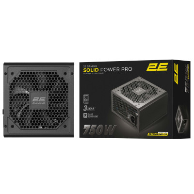 Блок живлення 2E 750W GAMING Solid Power Pro (2E-SP750BRSMII-120)