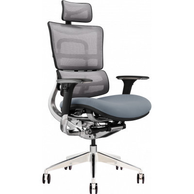 Офісне крісло GT Racer X-801 Bright Gray (X-801 Bright Gray (W-20 B-40))